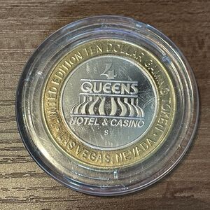 Four Queens Limited Edition $10 Token.  Linda Queen Of Earth.